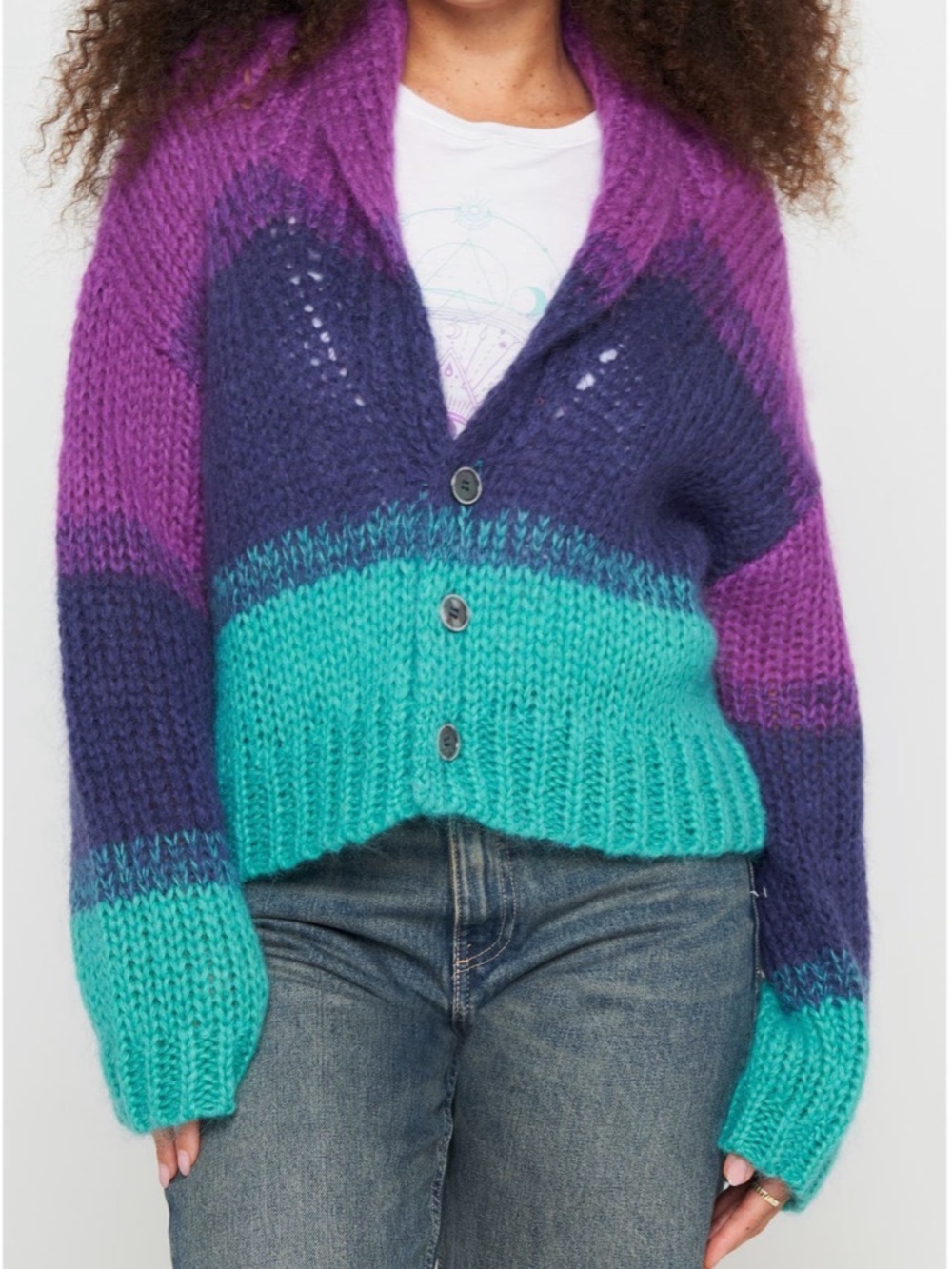 🆕Spiritual Gangster Royce Stripe Cardigan